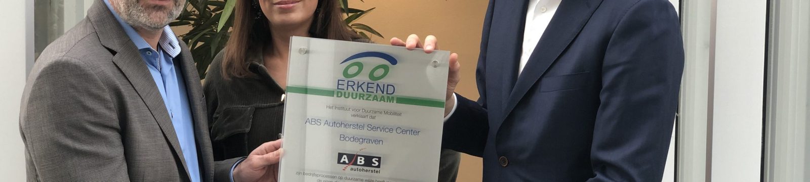 ABS Autoherstel verduurzaamt met Erkend Duurzaam ABS Autoherstel verduurzaamt met Erkend Duurzaam